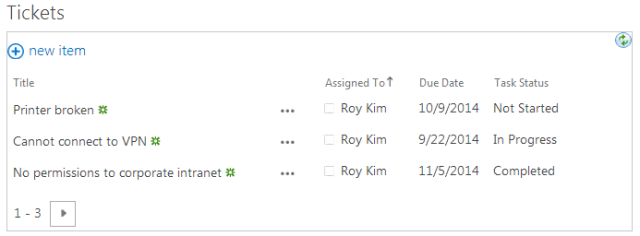 SharePoint 2013 Custom List View Web Part Refresh – Roy Kim on Azure and AI