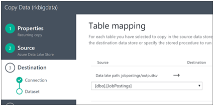Azure Data Factory- Copy Data from Azure Data Lake Store to Azure SQL-11