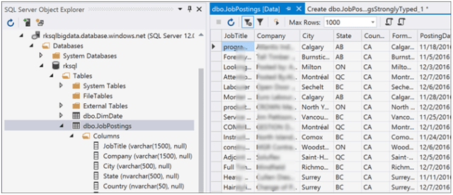 Azure Data Factory- Copy Data from Azure Data Lake Store to Azure SQL-16