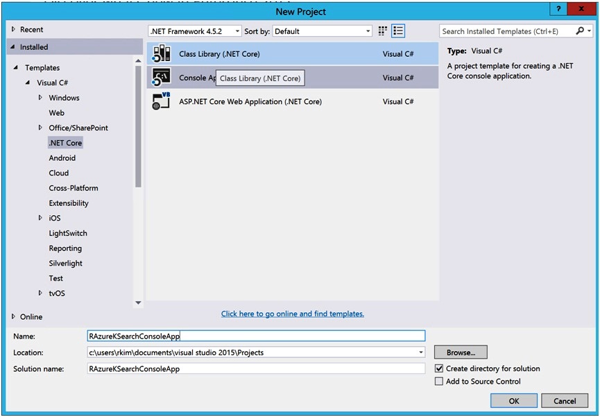 Azure Search: Pushing Content to an Index with the .NET SDK. – Roy Kim ...