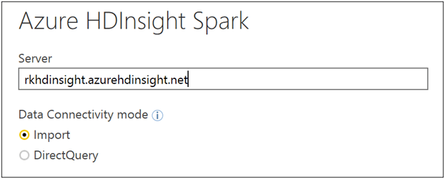 Build Power BI Reports with HDInsight Spark Connector – Roy Kim on ...