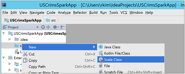 Building a Spark Application for HDInsight using IntelliJ Part 1 of 2-1