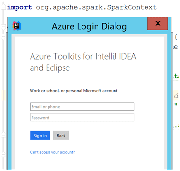 Building a Spark Application for HDInsight using IntelliJ Part 1 of 2-6