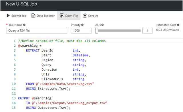 Creating Azure Data Lake Analytics4