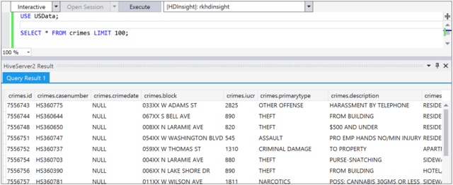 Populating Data into Hive Tables in HDInsight-5