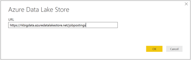 Power BI reports with Azure Data Lake Store-11