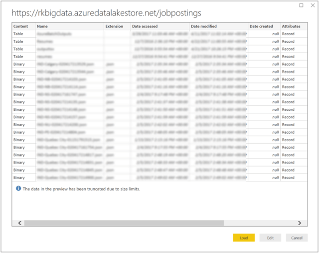Power BI reports with Azure Data Lake Store-12