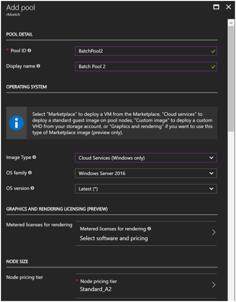 Azure Batch for Internet Data Collection Part 2- Application Package and Pool 7