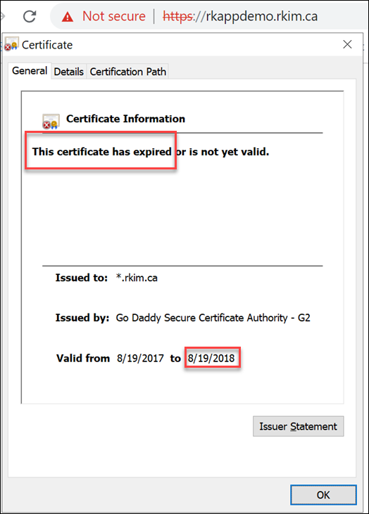 Renewing the Azure App Service SSL Certificate in an Application ...