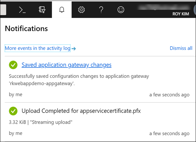 Renewing the Azure App Service SSL Certificate in an Application ...