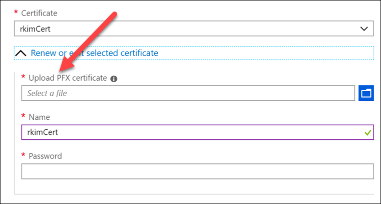 Renewing the Azure App Service SSL Certificate in an Application ...