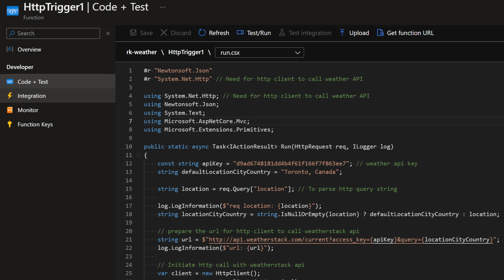 How To Create An Azure Function App that Calls an External 3rd Party ...