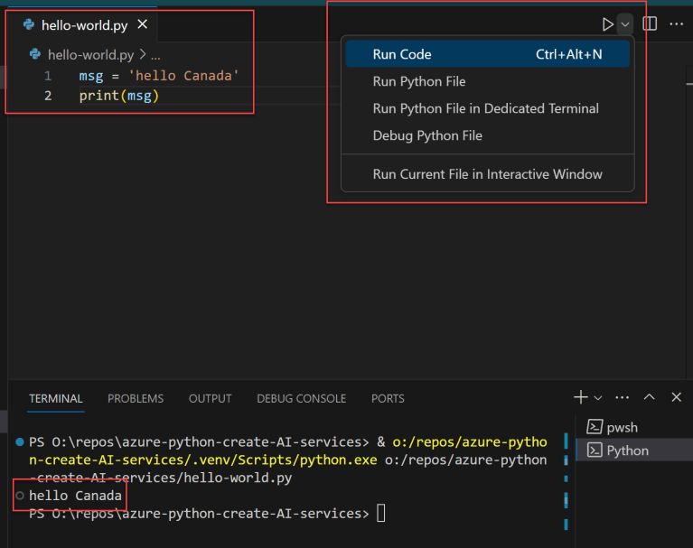 Step By Step Using Azure Sdk For Python In Windows Vs Code Part 1
